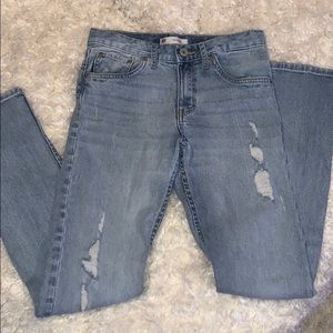 Levi’s Strauss stressed lt blue jeans S/14 regular